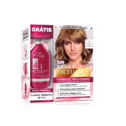 TINTURA PARA CABELO IMEDIA 7 LOURO NATURAL
