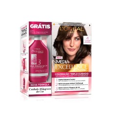 TINTURA PARA CABELO IMEDIA 4 CASTANHO NATURAL