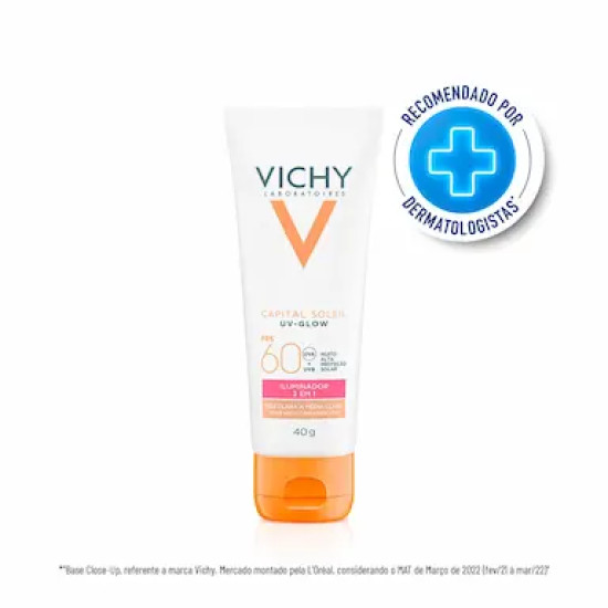 PROTETOR SOLAR VICHY FPS 60 MEDIA COM 40G