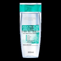 AGUA MICELAR LOREAL EFEITO MATTE 200ML