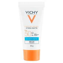 VICHY PROTETOR SOLAR FACIAL CAPITAL SOLEIL HYDRA MATTE FPS50 30G