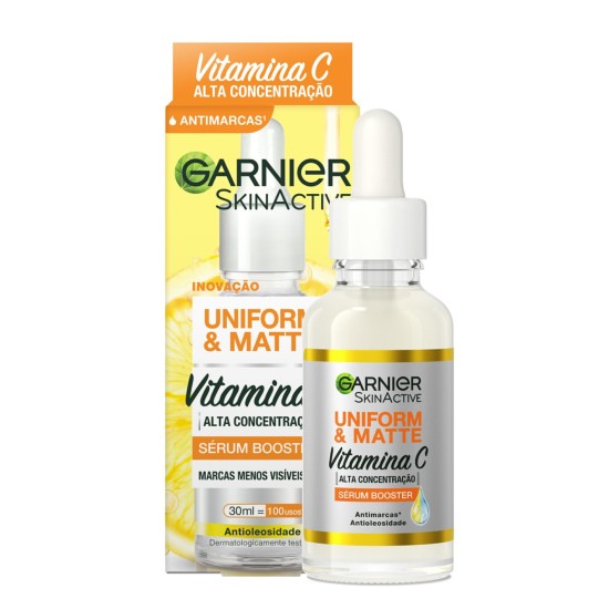 SERUM GARNIER UNIFORM E MATTE VIT C C/30ML
