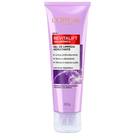 REVITALIFT GEL LIMPEZA LOREAL HIALURONICO COM 80G