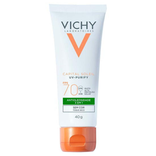 PROTETOR SOLAR VICHY S/COR FPS 70 COM 40G