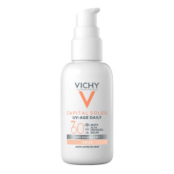 PROTETOR SOLAR VICHY CAPITAL SOLE FPS60 COR 2.0 COM 40G