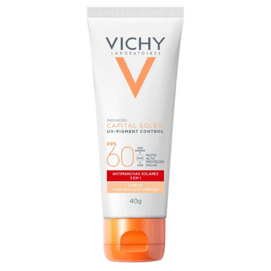 PROTETOR SOLAR VICHY FPS 60 COR 1.0 40G