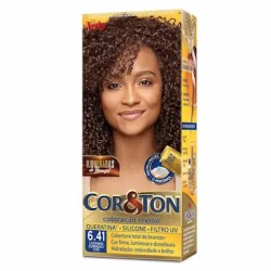 TINTURA PARA CABELO CORETON 6.41 CASTANHO ILUMINADO