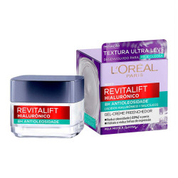 REVITALIFT GEL CREME PREENCHEDOR ANTIOIL LOREAL HIALURONICO COM 49G