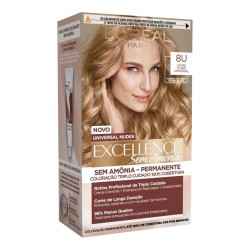 TINTURA PARA CABELO IMEDIA EXCELLENCE S/ AMÔNIA 8U LOURO CLARO