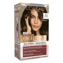 TINTURA PARA CABELO IMEDIA EXCELLENCE S/ AMÔNIA 4U CASTANHO
