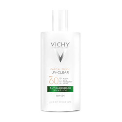 PROTETOR SOLAR FACIAL VICHY CAPITAL SOLEIL UV CLEAR SEM COR FPS60 40G