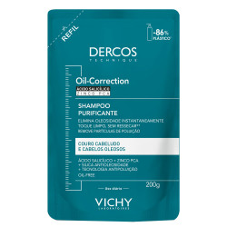SHAMPOO VICHY DERCOS OIL CORRECTION REFIL COM 200G