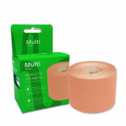 FITA DE KINESIO MUSCLE FIX BEGE ROLO 5CM X 5M