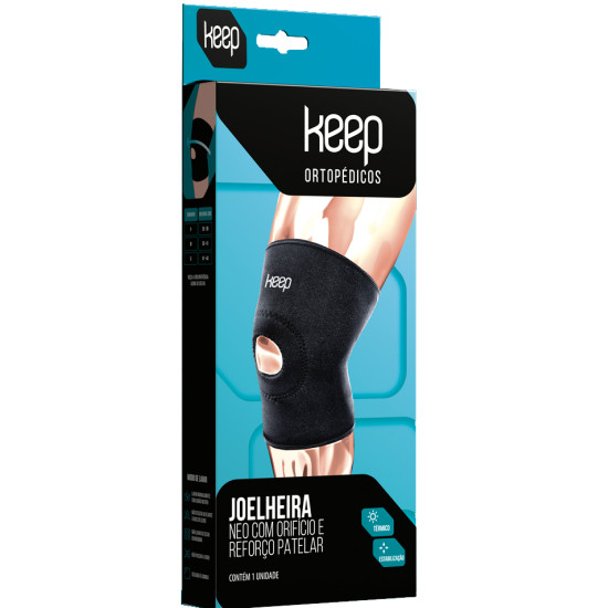 JOELHEIRA KEEP NEO COM ORIFICIO PRETO TAM M