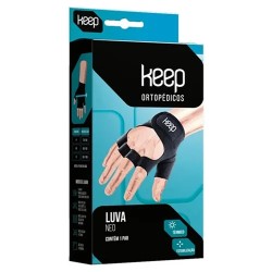 LUVA KEEP NEO BASIC PRETO TAM M