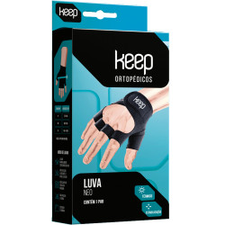 LUVA KEEP NEO BASIC PRETO TAM M