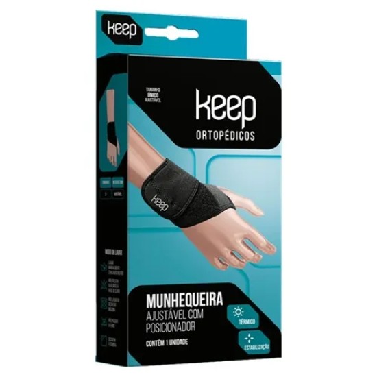 MUNHEQUEIRA KEEP AJUSTAVEL NEO PRETO TAM U