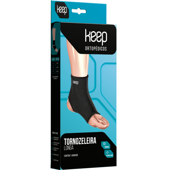 TORNOZELEIRA KEEP LONGA NEO PRETO TAM G