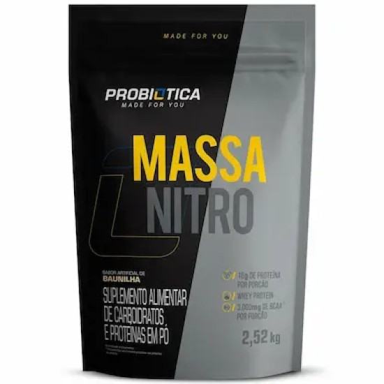 MASSA NITRO N02 BAUNILHA C/2,520G
