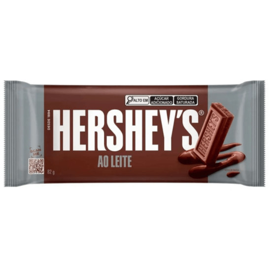 CHOCOLATE HERSHEY S AO LEITE 82G