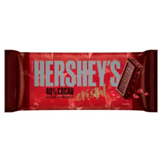 CHOCOLATE HERSHEY S MEIO AMARGO CRISTAL 77G