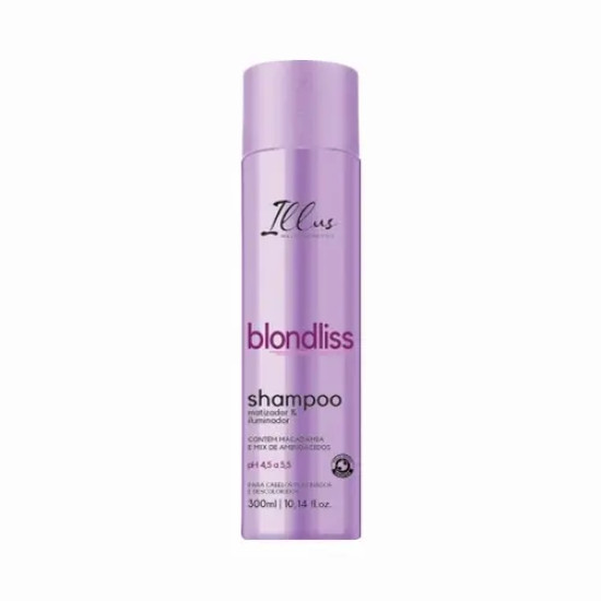 SHAMPOO ILLUS BLONDLISS MATIZADOR E ILUMINADOR 300ML