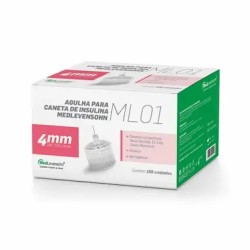 AGULHA PARA CANETA DE INSULINA 4MM C/100 UND
