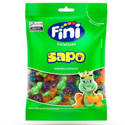 BALA DE GELATINA FINI SAPO SABORES SORTIDOS 80G