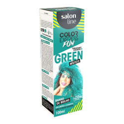 TINTURA DE CABELO SALON LINE COLOR EXPRESS FUN GREEN MISTICO 100ML