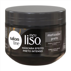 MASCARA SALON LINE MEU LISO MATIZADOR PRETO 300G