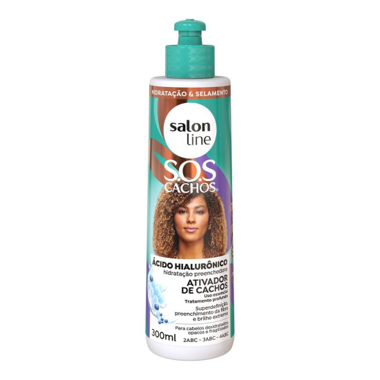 ATIVADOR DE CACHOS S LINE 0300ML SOS CACHOS HIALUR 