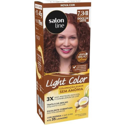 TINTURA DE CABELO SALON LINE LIGHT COLOR 7.341 DOCE DE LEITE