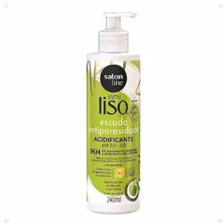 ACIDIFICANTE SALON LINE LISO ESCUDO ANTIPOROSIDADE 240ML