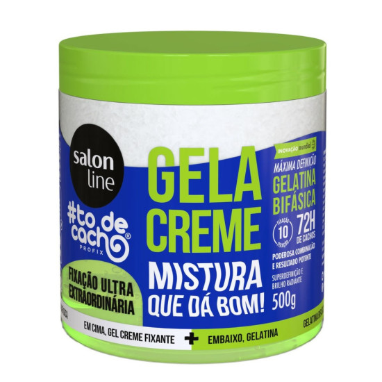 GELACREME TO DE CACHO FIXACAO EXTRAORDINARIA SALON LINE 500G