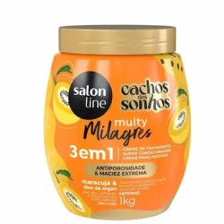 CREME SALON LINE MULTY MILAGRES 3 EM 1 MARACUJA 1KG