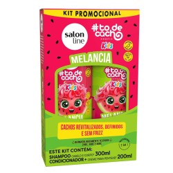 KIT SALON LINE SHAMPOO+CONDICIONADOR KIDS MELANCIA C/300ML+200ML