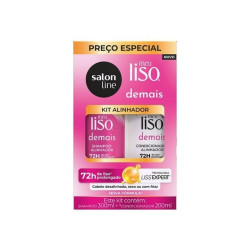 KIT SALON LINE MEU LISO SH300ML+COND200ML DEMAIS