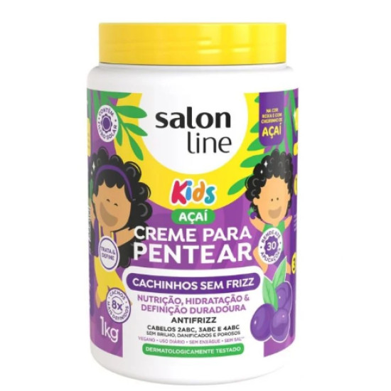 CREME PENTEAR SALON LINE KIDS CACHINHOS S/FRIZZ ACAI 1KG