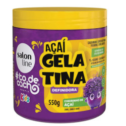 GELATINA TO DE CACHO DEFINIDORA ACAI KIDS SALON LINE 550G