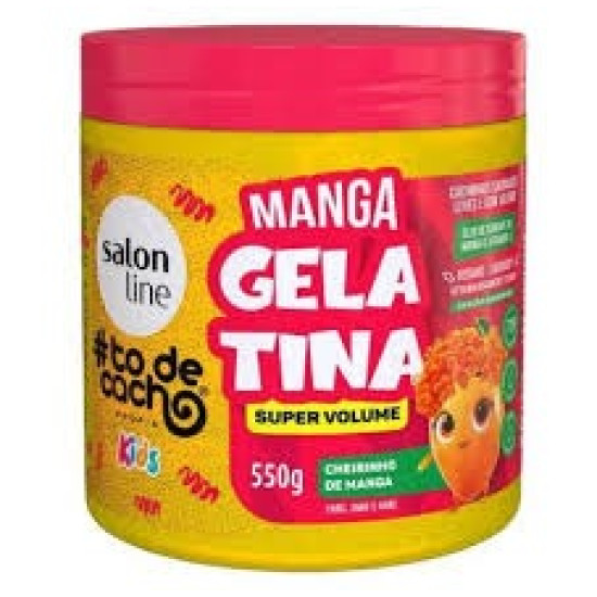 GELATINA TO DE CACHO SUPER VOLUME MANGA KIDS SALON LINE 550G