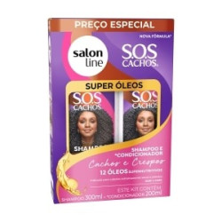 KIT SALON LINE SHAMPOO 300ML+COND 200ML SUPER OLEOS