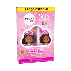 KIT SALON LINE SHAMPOO 300ML+COND 200ML KIDS HIDRATACAO