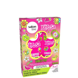 KIT SALON LINE XEROSA SHAMPOO 300ML+CONDICIONADOR 200ML VIBES POP