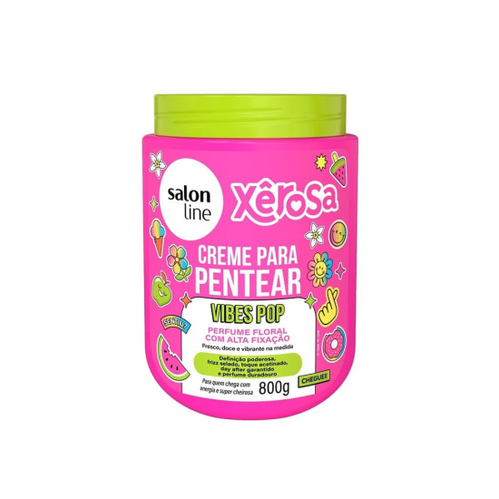CREME DE PENTEAR SALON LINE XEROSA VIBES POP 800G