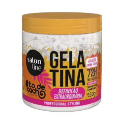 GELATINA TO DE CACHO DEFINICAO EXTRAORDINARIA SALON LINE 550G