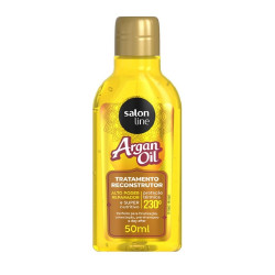 OLEO DE TRATAMENTO SALON LINE RECONSTRUCAO ARGAN OIL 50ML