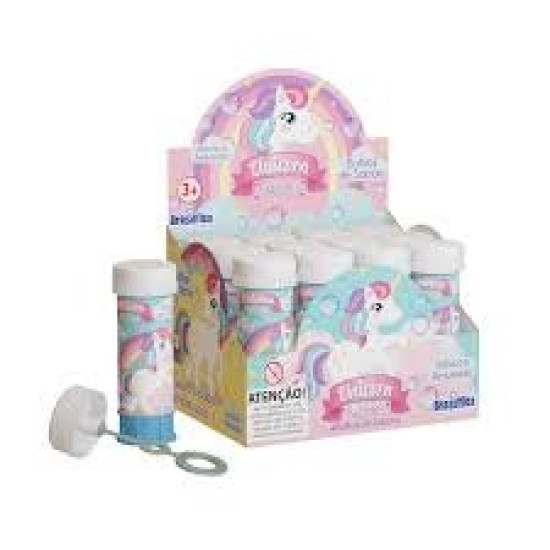 BRINQUEDO BOLHA SABAO UNICORNIO 60ML REF 870019