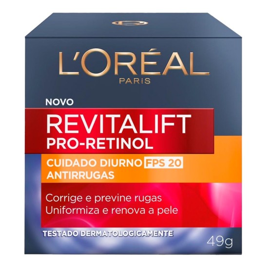 REVITALIFT CREME LOREAL DIURNO ANTI RUGAS FPS20 C/49G