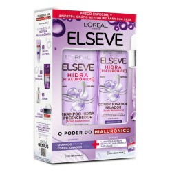 KIT ELSEVE SHAMPOO 375ML+CONDICIONADOR 170ML HIDRA HIALURÔNICO