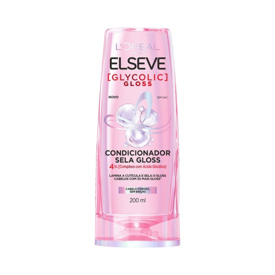 CONDICIONADOR ELSEVE GLYCOLIC GLOSS 200ML